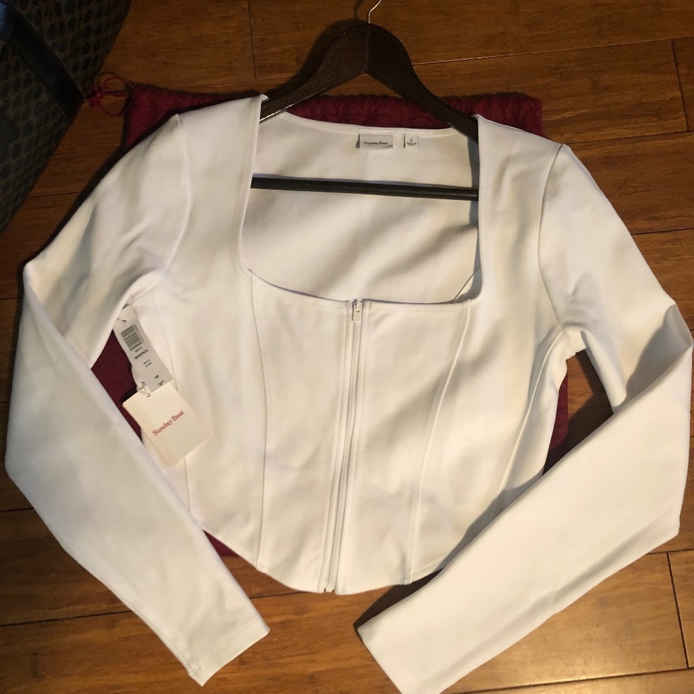 NWT Sunday Best Aritzia Maverick top